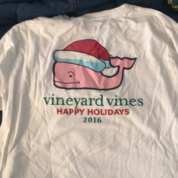 Vineyard Vines Christmas Long Sleeve Tees - Picture 4 of 4